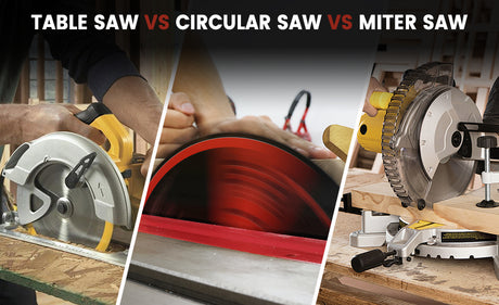 Table Saw vs Circular Saw vs Miter Saw: Select the Right One