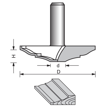 Raised Panel Router Bit-1923