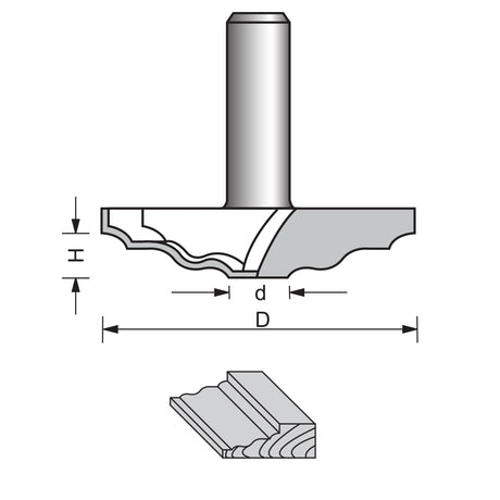 Raised Panel Router Bit-1945