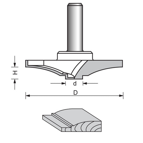 Raised Panel Router Bit-1957