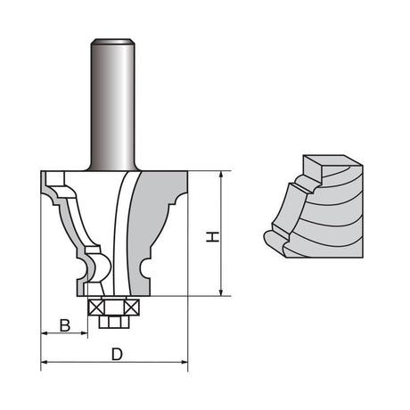 Rota de Moldação Arquitectural Bit-1117