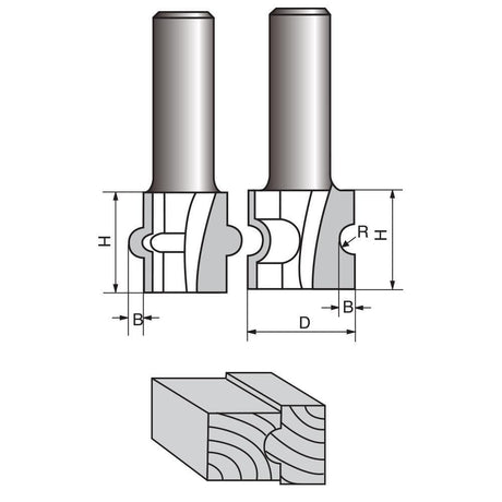 Bead Router Bit Set