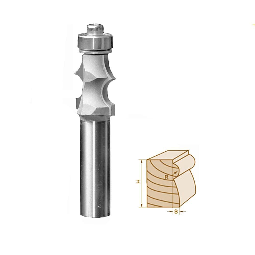 Bevel & Bead Wainscoting Router bit-0909