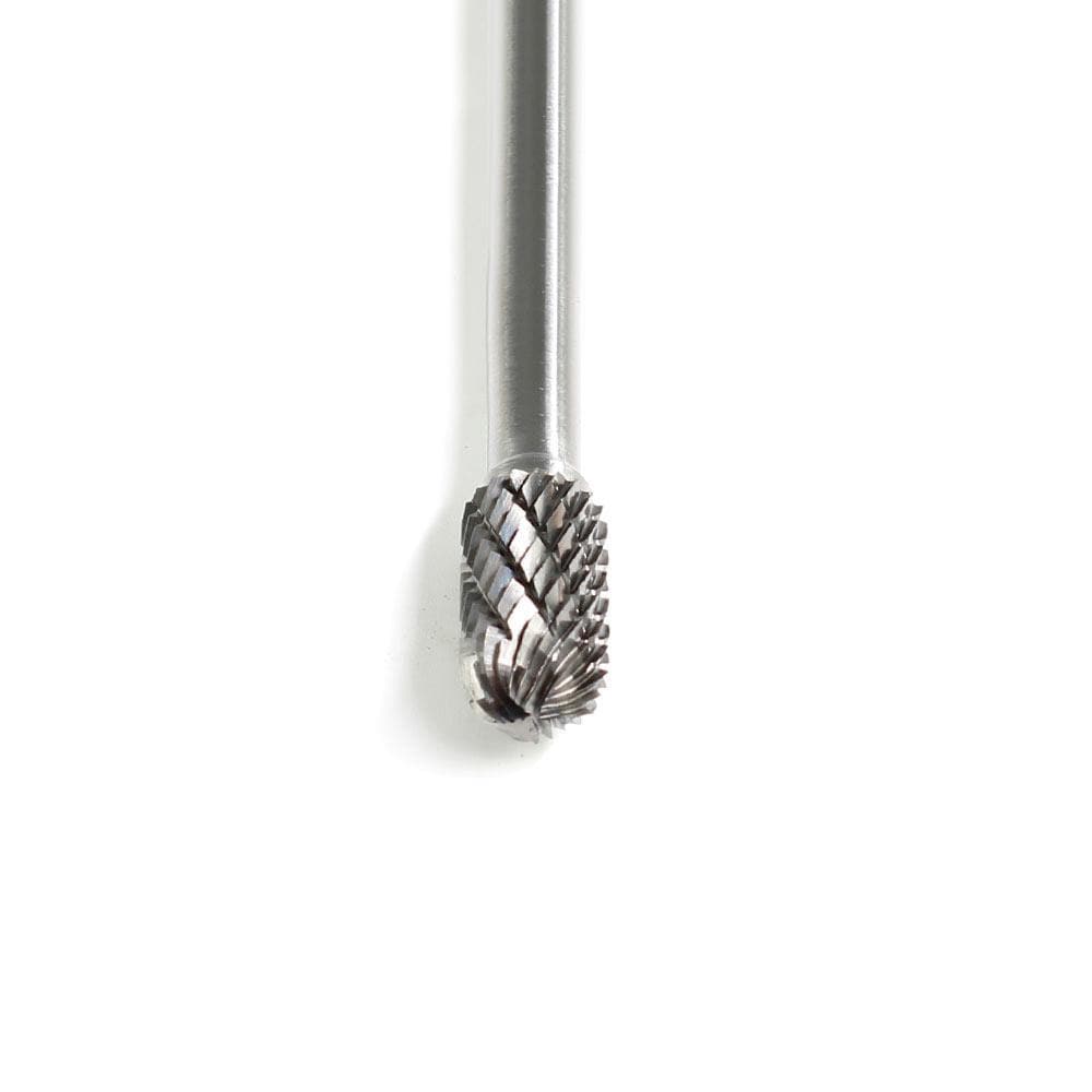 Carbide Burr SC-3L4 Cylinderical Ball Nose OMNI Range Head D 3/8 x 3/4L, 1/4 Shank, 4-1/3 Inch Full Length-4