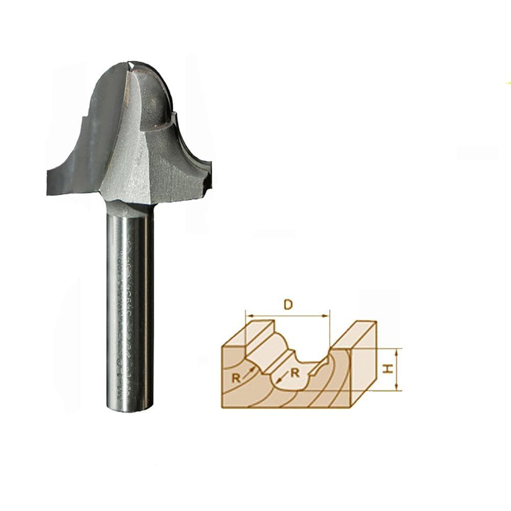 Double Roman Ogee Router bit