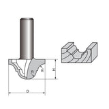 Double Roman Ogee Router bit