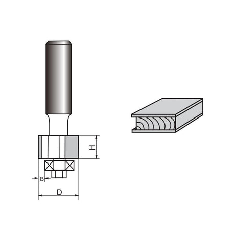 Face Inlay Router Bit-2