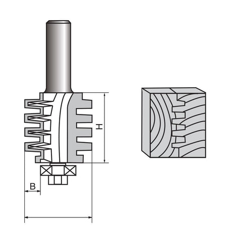 Finger Joint Router Bit