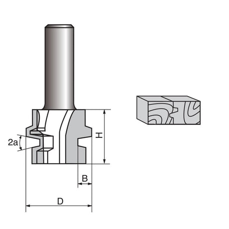 Lock Miter Router Bit