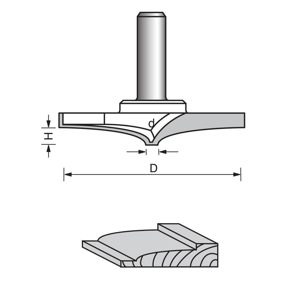 Raised Panel Router Bit-1901A