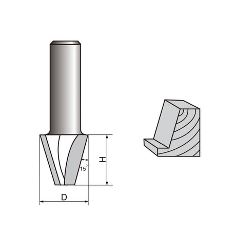 Topmount Bowl Cutout Router Bit-2