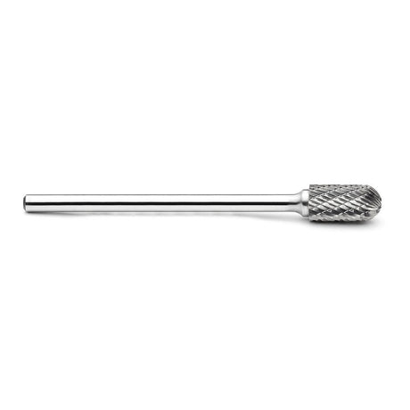 Carbide Burr SC-5L4 Cylinderical Ball Nose OMNI Range Head D 1/2 x 1L ,1/4 Shank, 4 Inch Full Length-2