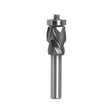 solid carbide compression spiral flush trim router bit