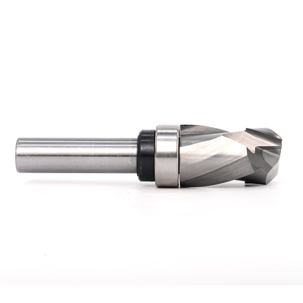 solid carbide compression spiral flush trim router bit