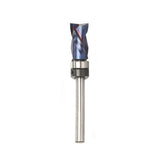 solid carbide compression spiral flush trim router bit